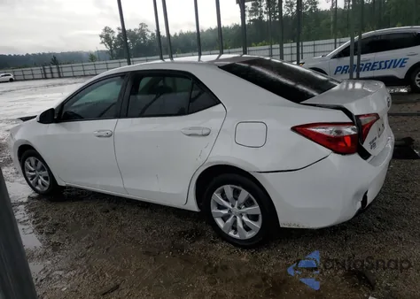 2015 Toyota Corolla L из США, поврежденный, VIN 2T1BURHE0FC330544